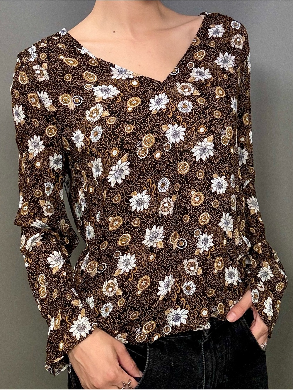 Lucky Brand Floral Blouse